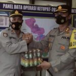 Polres Banyuasin Imam Safi'i Melakukan Kunjungan Sejumlah Pos Propam Arus Mudik 2022